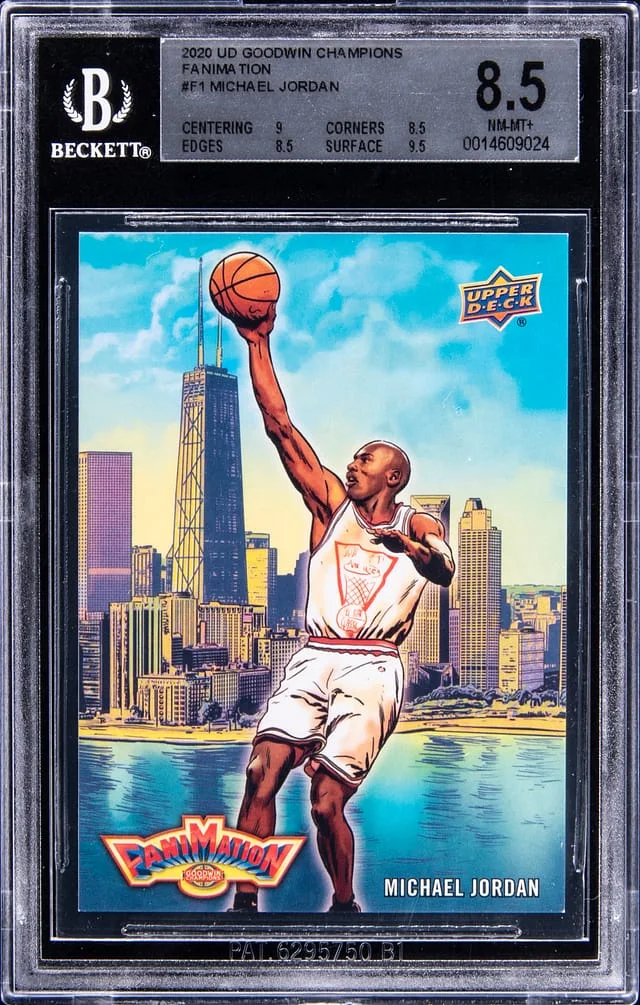 2020 Upper Deck Goodwin Champions Michael Jordan Fanimation #F1 card image