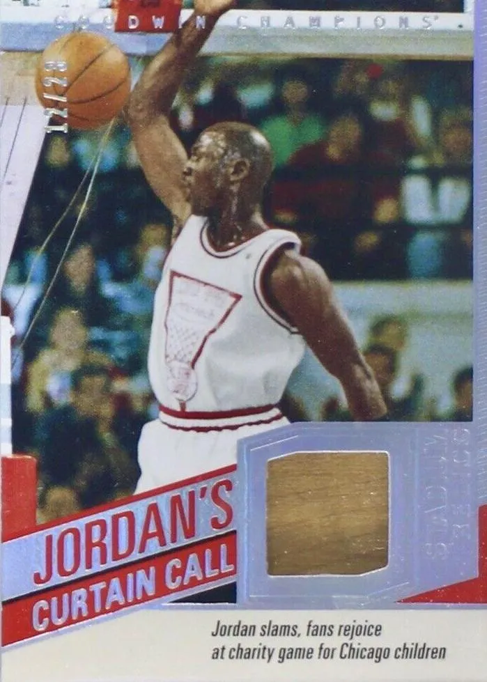 2020 Upper Deck Goodwin Champions Michael Jordan Jordan's Curtain Call Relics #MJ-7 card image