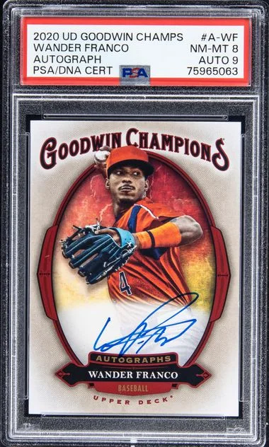 2020 Upper Deck Goodwin Champions Wander Franco Autograph #A-WF card image