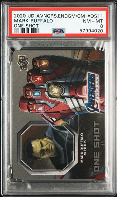 2020 Upper Deck Mark Ruffalo Avengers Endgame & Captain Marvel One Shot #OS11 card image