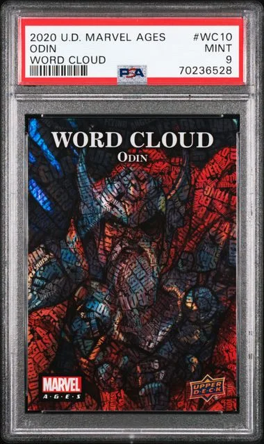 2020 Upper Deck Odin Marvel Ages Word Cloud #WC-10 card image