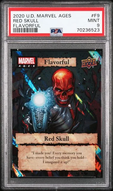 2020 Upper Deck Red Skull Marvel Ages Flavorful #F-9 card image
