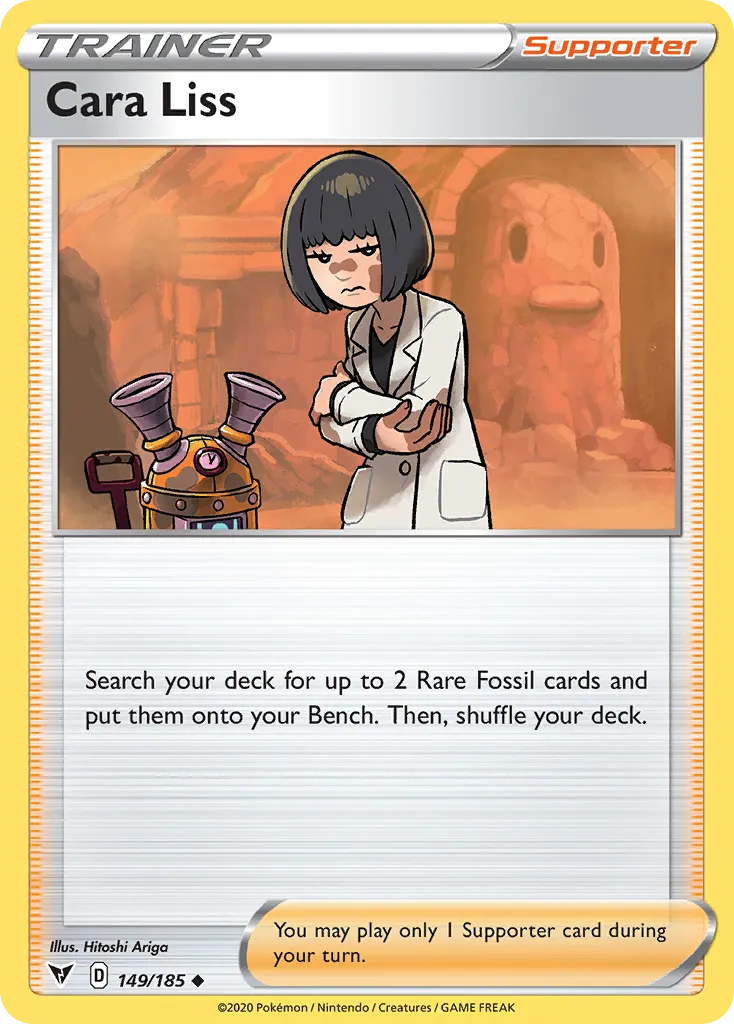 2020 Vivid Voltage Cara Liss #149/185 Uncommon card image