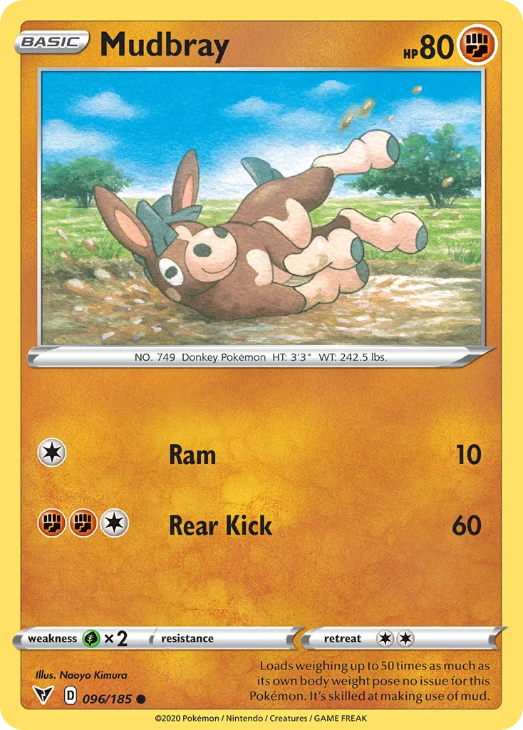 2020 Vivid Voltage Mudbray Common #096/185 Common card image
