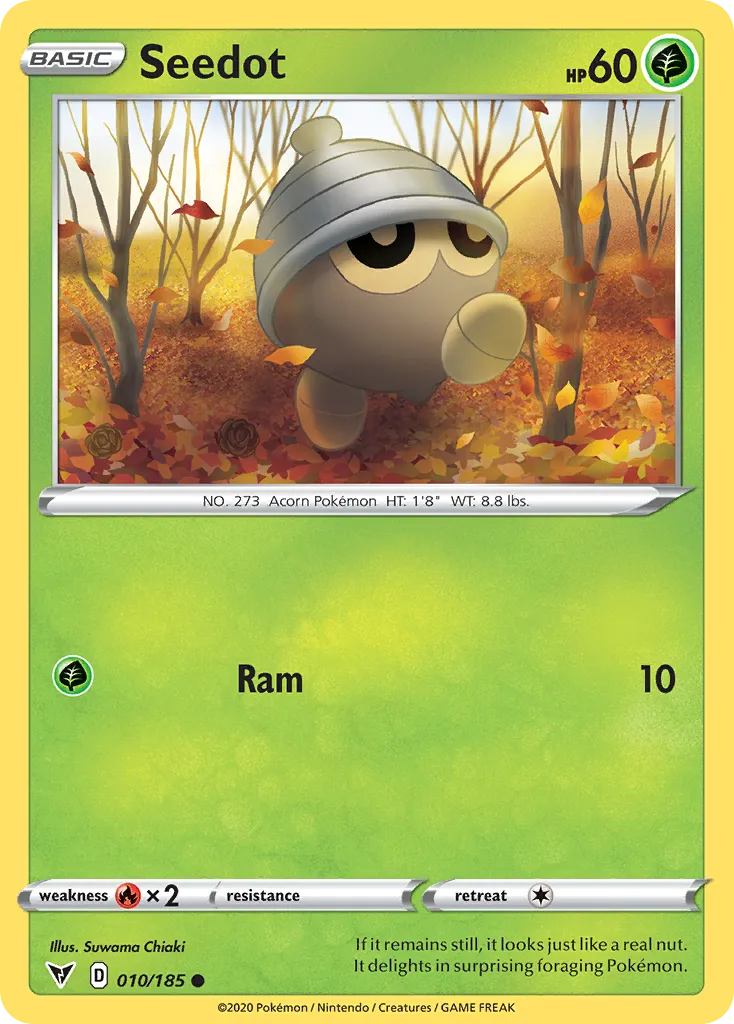 2020 Vivid Voltage Seedot Common #010/185 Common card image