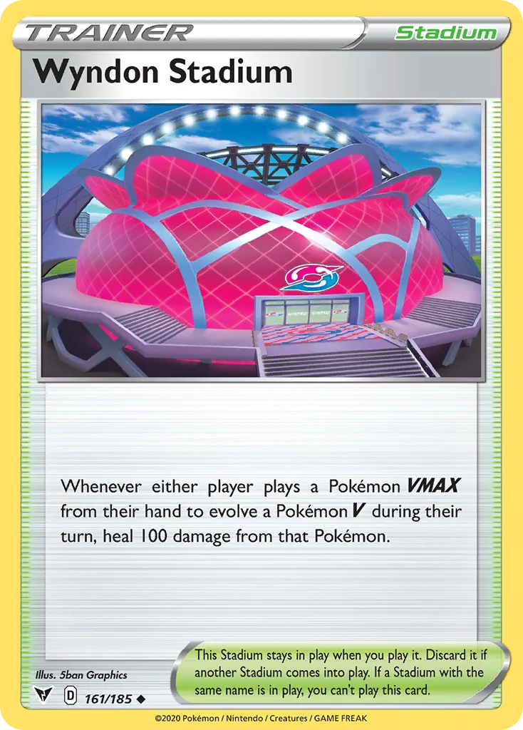 2020 Vivid Voltage Wyndon Stadium #161/185 Uncommon card image