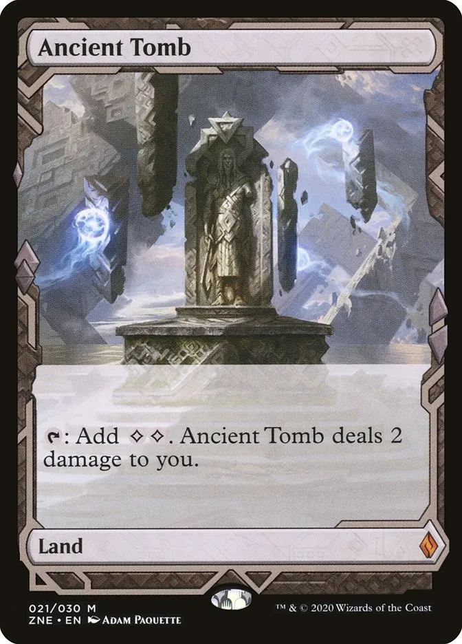 2020 Zendikar Rising Expeditions Ancient Tomb mythic #21 unlisted card image