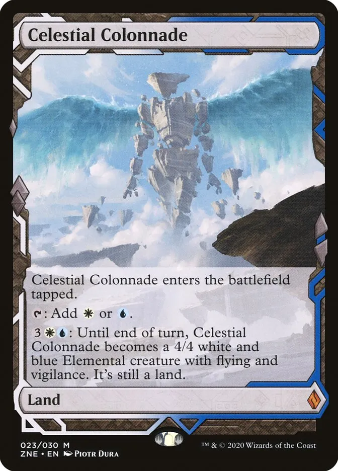 2020 Zendikar Rising Expeditions Celestial Colonnade mythic #23 unlisted card image