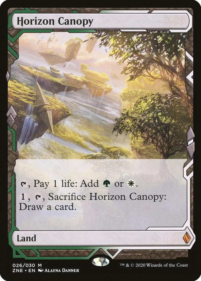 2020 Zendikar Rising Expeditions Horizon Canopy mythic #26 unlisted card image