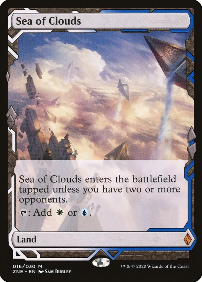 2020 Zendikar Rising Expeditions Sea of Clouds mythic #16 unlisted card image