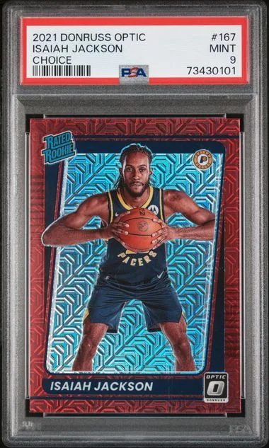 2021 2 Panini Donruss Optic Choice Isaiah Jackson #167 card image