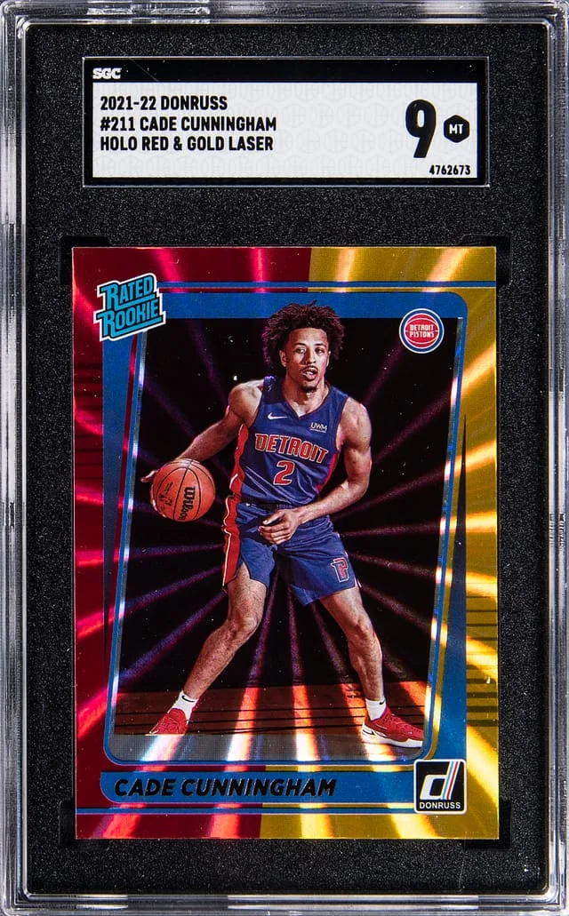 2021-22 Donruss Cade Cunningham Choice Blue #211 card image