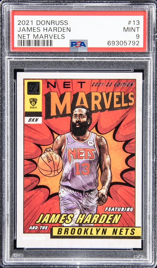 2021-22 Donruss James Harden Net Marvels #13 card image