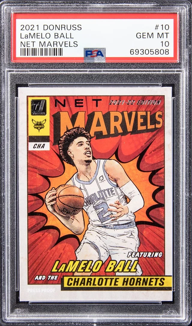 2021-22 Donruss LaMelo Ball Net Marvels #10 card image