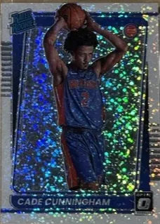 2021-22 Donruss Optic Cade Cunningham White Sparkle #181 card image