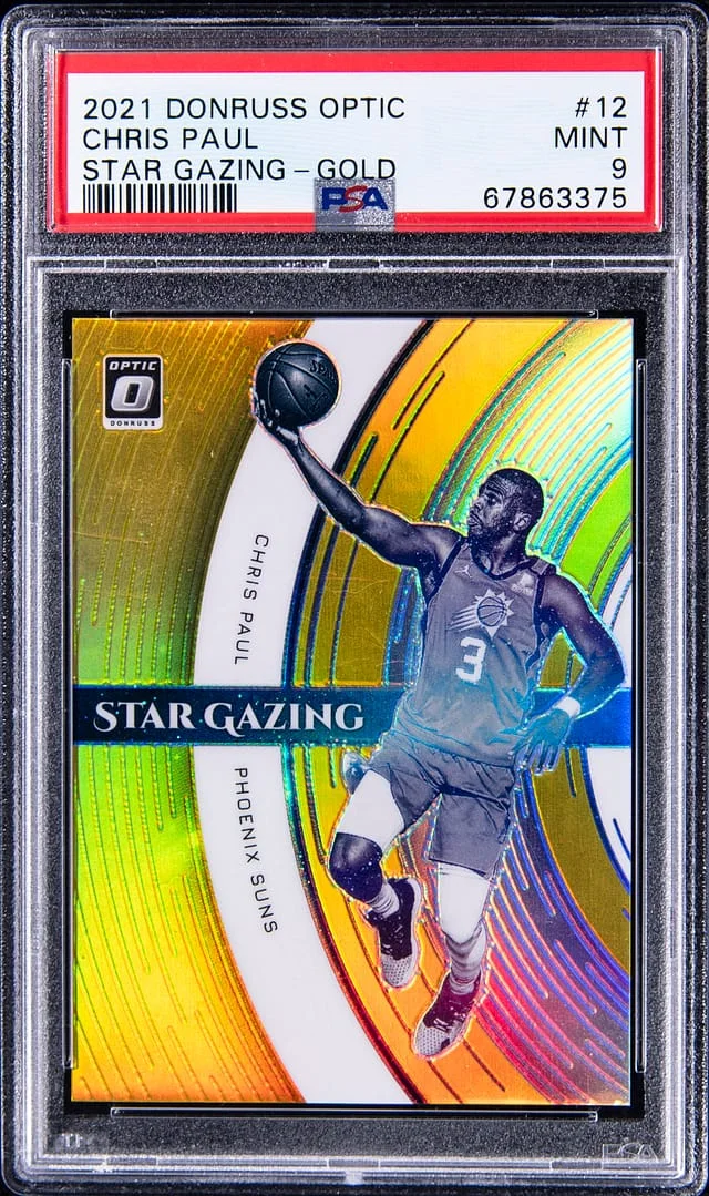 2021-22 Donruss Optic Chris Paul Star Gazing Gold #12 card image