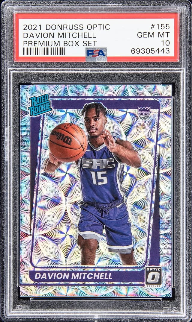 2021-22 Donruss Optic Davion Mitchell Choice #155 card image