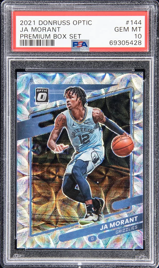 2021-22 Donruss Optic Ja Morant Premium Box Set #144 card image