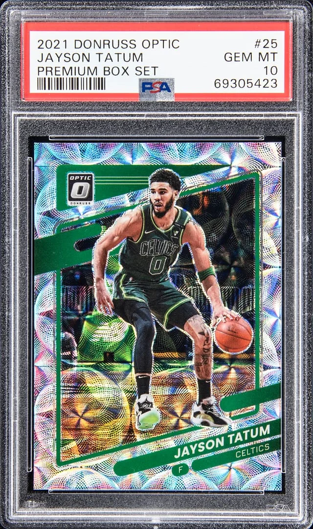 2021-22 Donruss Optic Jayson Tatum Premium Box Set #25 card image