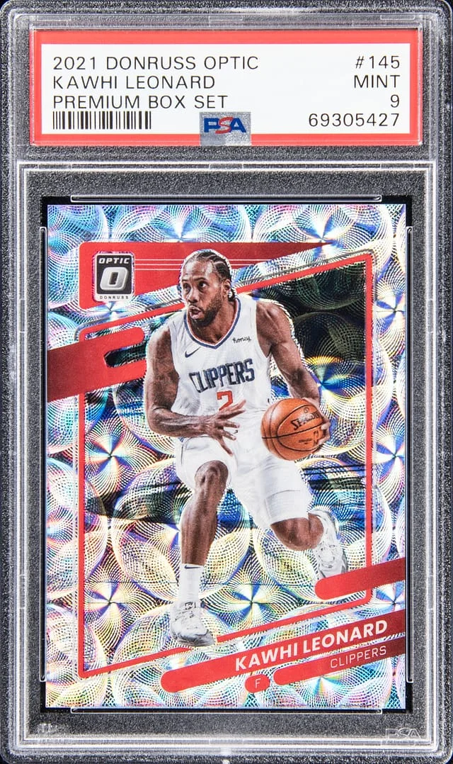 2021-22 Donruss Optic Kawhi Leonard Premium Box Set #145 card image