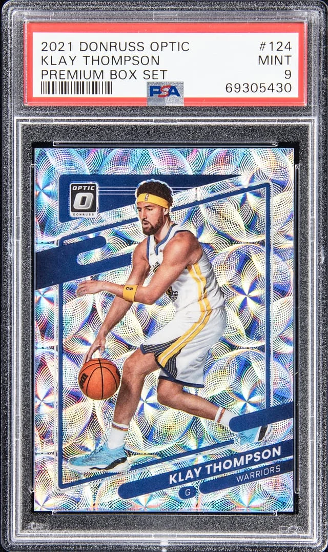 2021-22 Donruss Optic Klay Thompson Premium Box Set #124 card image