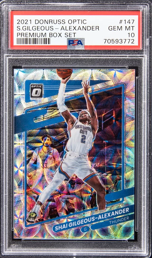 2021-22 Donruss Optic Shai Gilgeous - Alexander Premium Box Set #147 card image