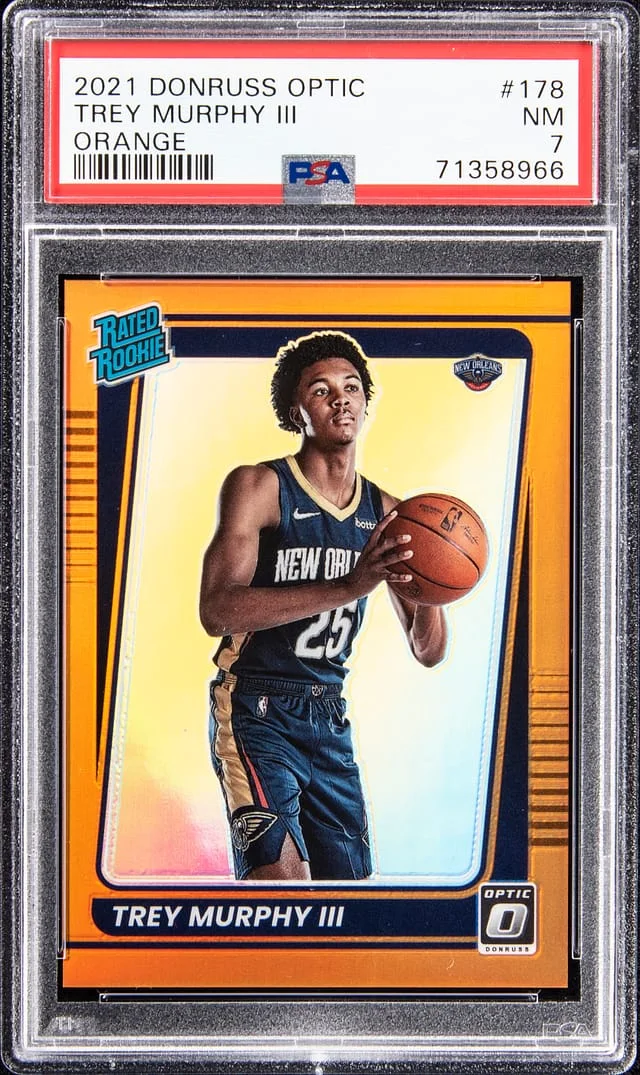 2021-22 Donruss Optic Trey Murphy II Orange #178 card image