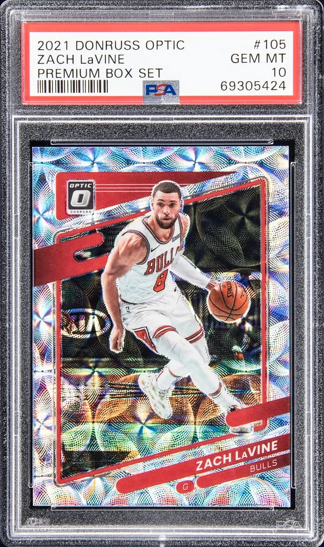 2021-22 Donruss Optic Zach LaVine Premium Box Set #105 card image