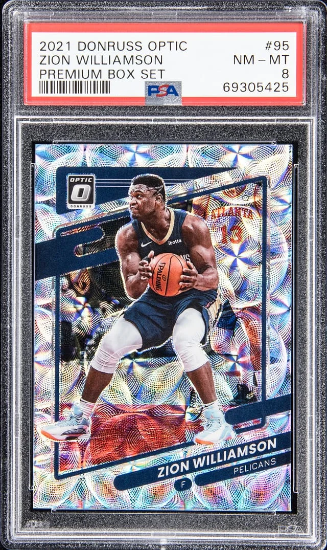 2021-22 Donruss Optic Zion Williamson Premium Box Set #95 card image