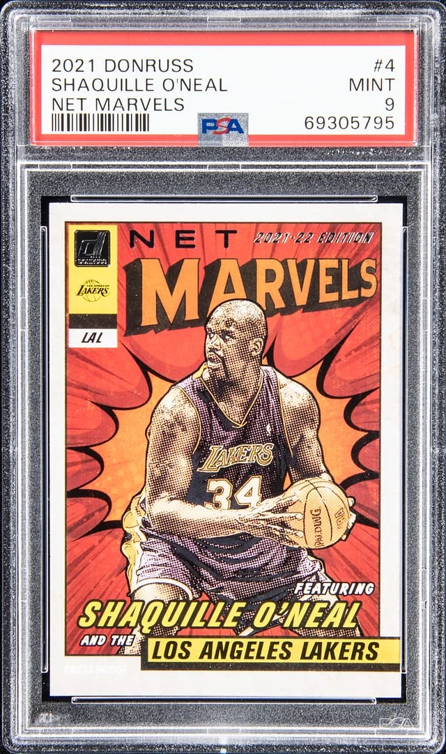 2021-22 Donruss Shaquille O'Neal Net Marvels #4 card image