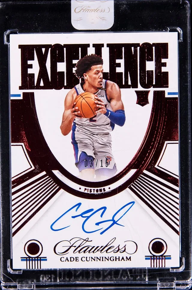 2021-22 Flawless Cade Cunningham #EXC-CCU card image