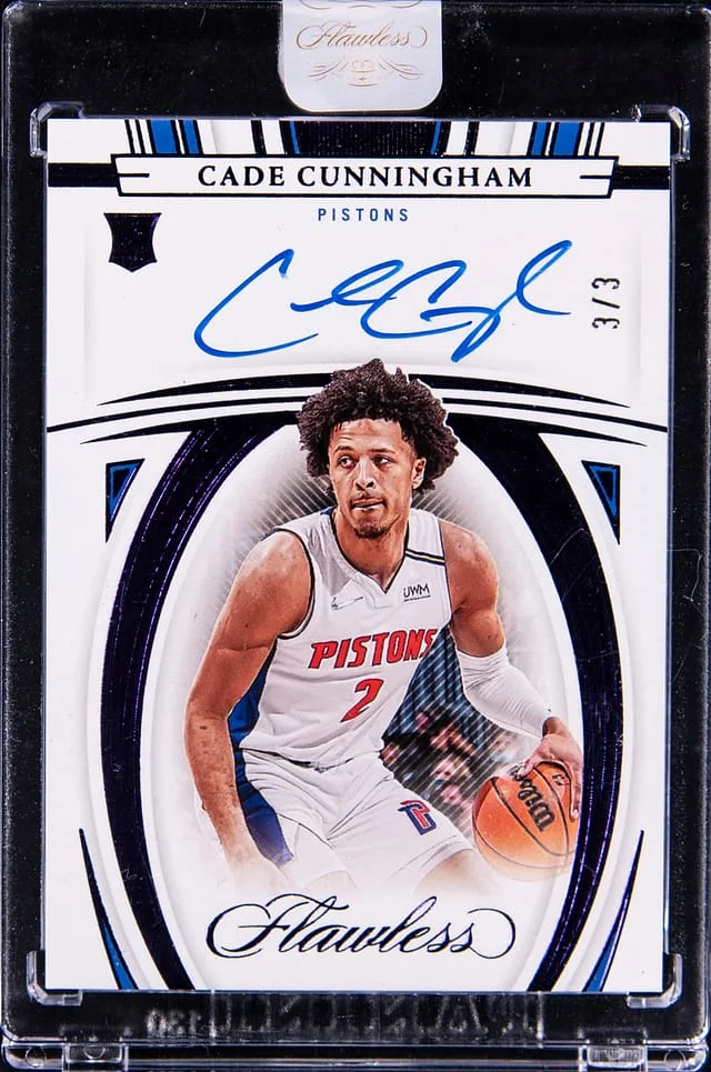 2021-22 Flawless Cade Cunningham #FA-CCH card image