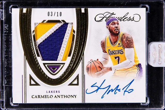 2021-22 Flawless Carmelo Anthony #FPA-CMA card image