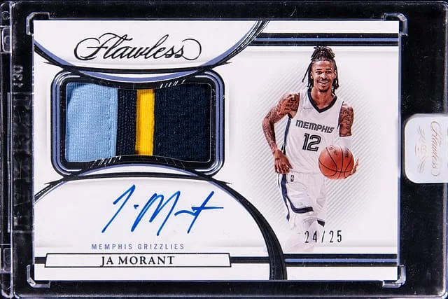 2021-22 Flawless Ja Morant #HPA-JAM card image
