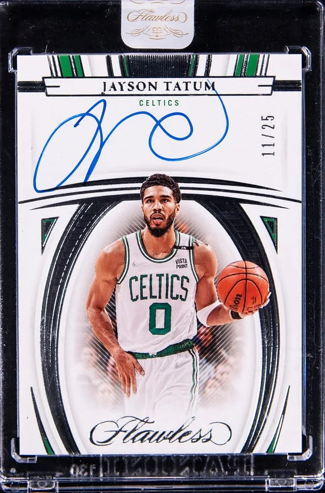 2021-22 Flawless Jayson Tatum #FA-JYT card image