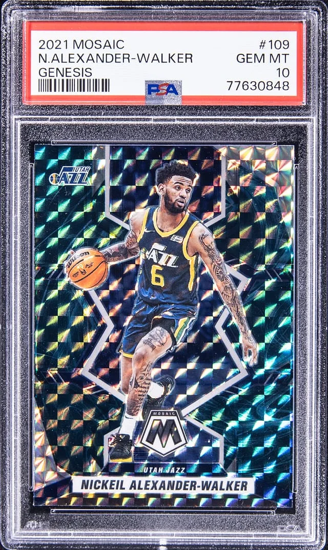 2021-22 Mosaic Nickel Alexander-Walker Genesis #109 card image