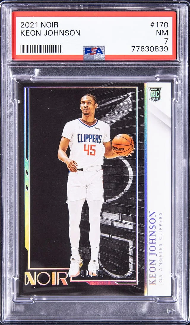2021-22 Noir Keon Johnson #170 card image