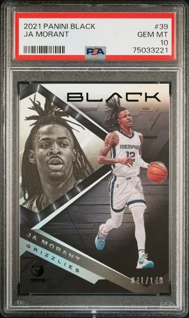 2021-22 Panini Black Ja Morant #39 card image