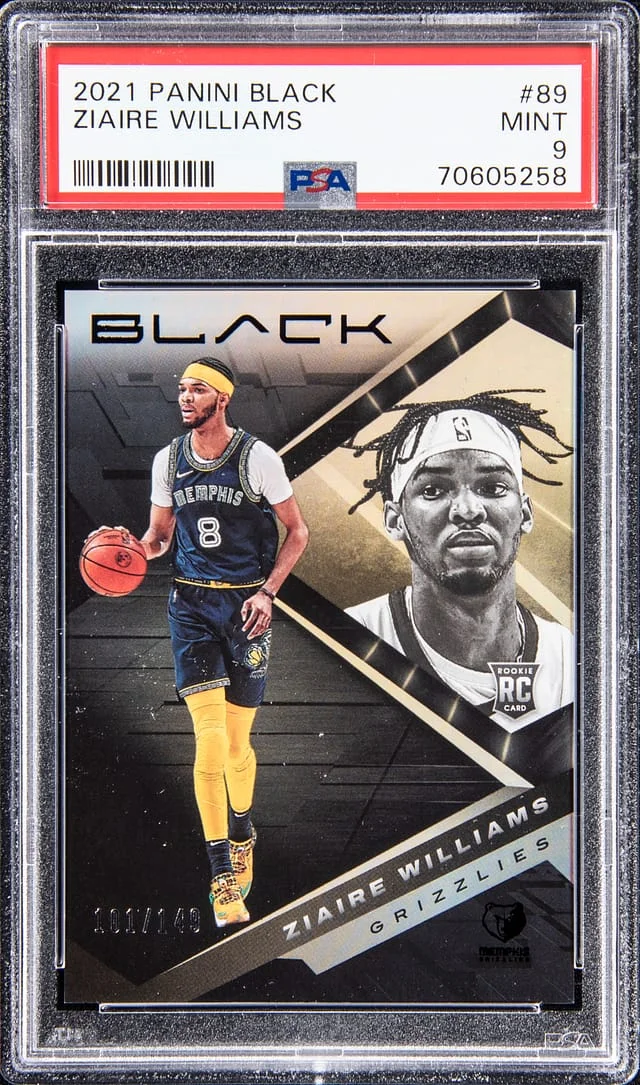 2021-22 Panini Black Ziare Williams #89 card image