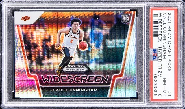 2021-22 Panini Cade Cunningham Draft Picks Widescreen Hyper Prizm #1 card image