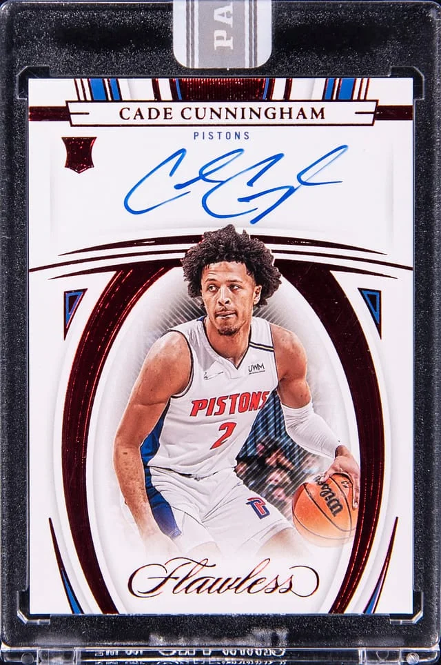 2021-22 Panini Cade Cunningham White Box Flawless #FA-CCH card image