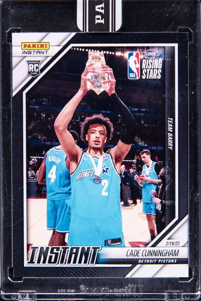 2021-22 Panini Cade Cunningham - Panini Encased Instant Black 1/1 #3 card image