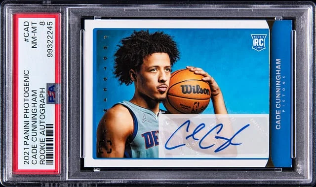 2021-22 Panini Cade Cunningham Photogenic Autograph #RS-CAD card image