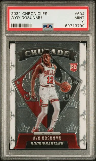 2021-22 Panini Chronicles Ayo Dosunmu #634 card image