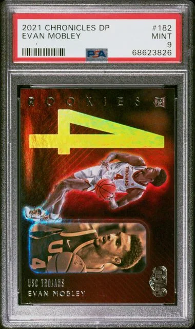 2021-22 Panini Chronicles Draft Picks Evan Mobley #182 card image