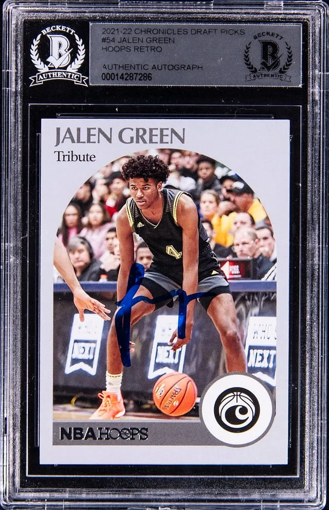 2021-22 Panini Chronicles Draft Picks Jalen Hoops Retro #54 card image