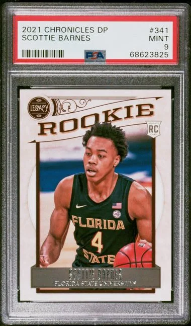 2021-22 Panini Chronicles Draft Picks Scottie Barnes #341 card image