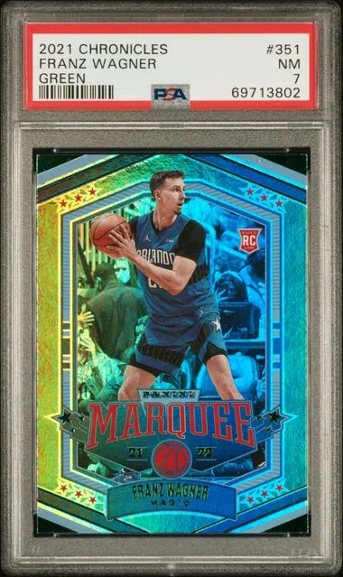 2021-22 Panini Chronicles Franz Wagner Green #351 card image