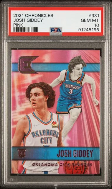 2021-22 Panini Chronicles Josh Giddey Pink #331 card image