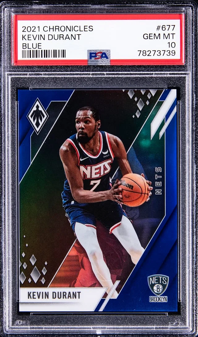 2021-22 Panini Chronicles Kevin Durant Blue #677 card image